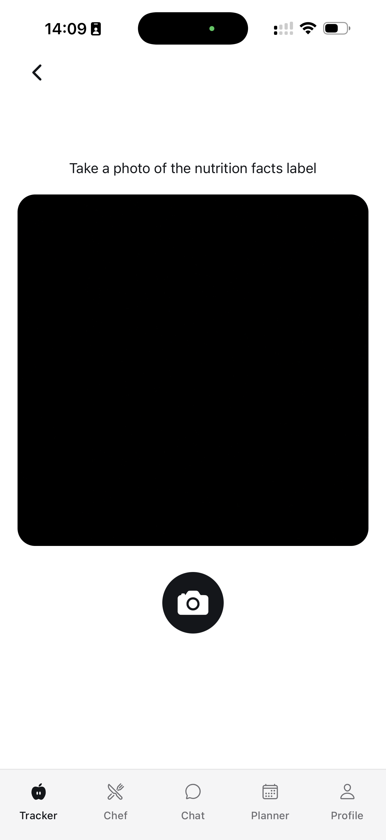 Arori besin etiketi okuma ve analiz ekrani